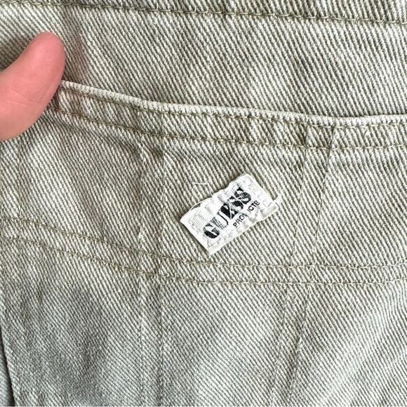 Vintage Cream Overall Skirt - Picture 6 of 13